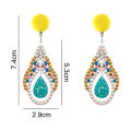 Kit de boucles d&#39;oreilles de peinture de diamant